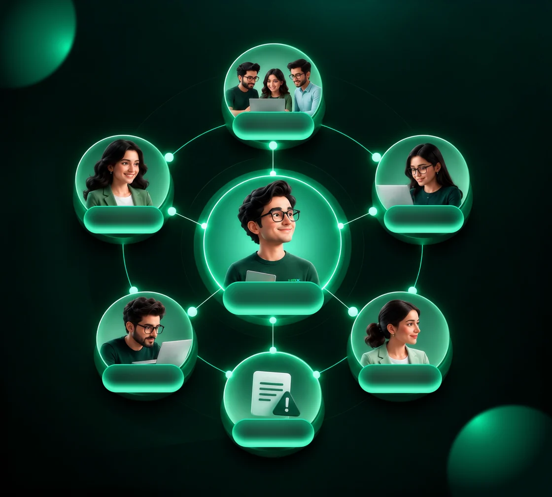 A person connected to teams, services, contracts, incidents, skills and customers